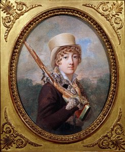 Natalie de Laborde de Mereville, Comtesse Charles de Noailles, in the Park at Mereville by Dutailly